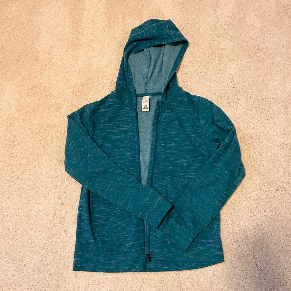 Head Teal Zip-up Hoodie